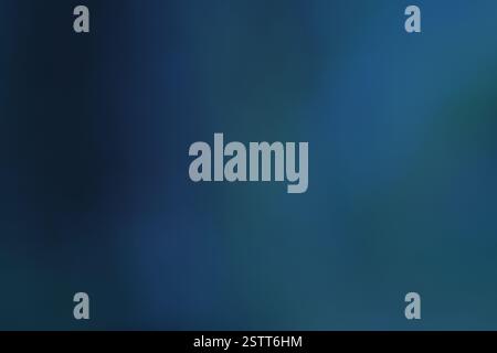 A subtly shifting gradient of deep blues and teals creates a serene abstract image Stock Photo