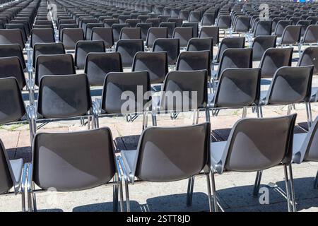 Audience Chairs Event Stock Photo