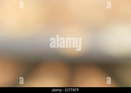 Abstract blurred background with muted earth tones creating a serene and calming atmosphere Stock Photo