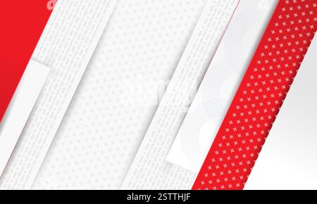 Gray background with abstract white glowing geometric lines. Circle lines pattern. Digital technology background design. An abstract composition. Stock Vector