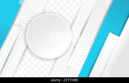 Gray background with abstract white glowing geometric lines. Circle lines pattern. Digital technology background design. An abstract composition. Stock Vector