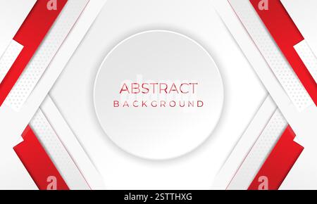 Gray background with abstract white glowing geometric lines. Circle lines pattern. Digital technology background design. An abstract composition. Stock Vector