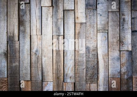Weathered wood wall background Stock Photo