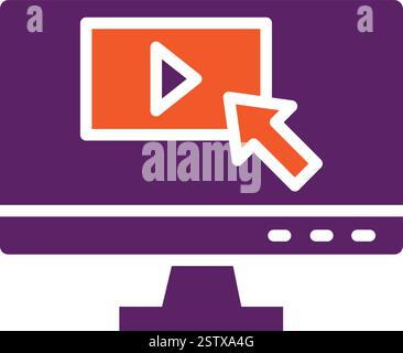 Clickstream Vector Icon Design Illustration Stock Vector