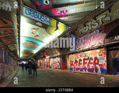 Leake Street Arches graffiti Stock Photo - Alamy