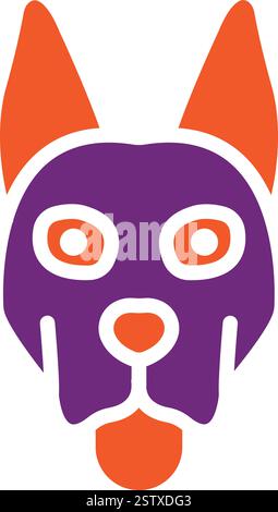 Two dog logos Stock Vector Image & Art - Alamy