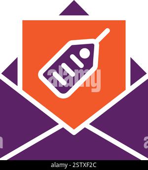 Tagged Vector Icon Design Illustration Stock Vector