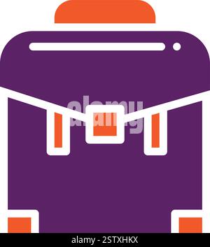 Business Bag Vector Icon Design Illustration Stock Vector