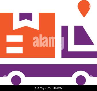 Route Location Tr Vector Icon Design Illustration Stock Vector