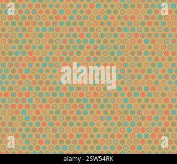 Hex Pattern Solid Hexagon pattern. Hexagon mosaic background with inner solid cells ...