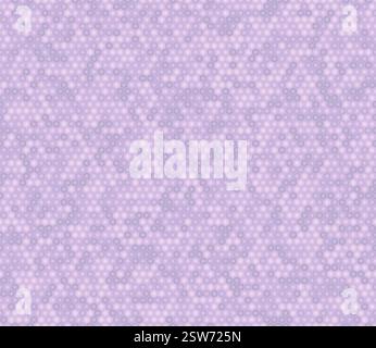 Hexagon pattern. Purple color tones gradients. Simple stacked hexagons. Small hexagon geometric shapes. Seamless pattern. Stock Vector