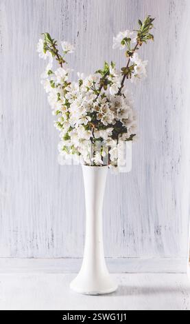 Bouquet of apple flowers Stock Photo