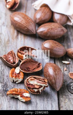Pecan nuts Stock Photo
