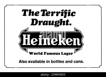 Heineken lager Black and White Stock Photos & Images - Alamy