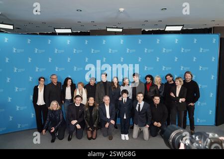 (L-R) French actor Adrien Barazzone, Luxembourgian actress Larisa Faber ...