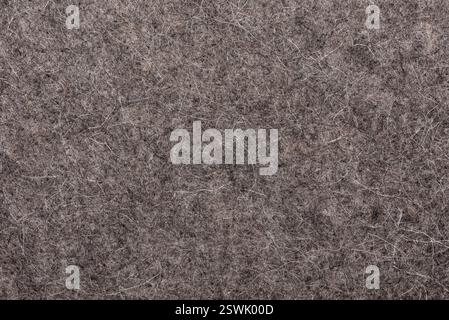 Top view of natural gray felt texture Stock Photo