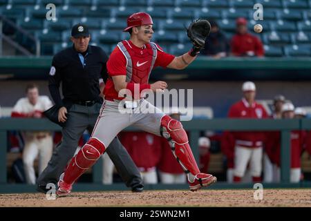 Ohio State Buckeyes Mason Eckelman (16) hits an RBI triple during an ...