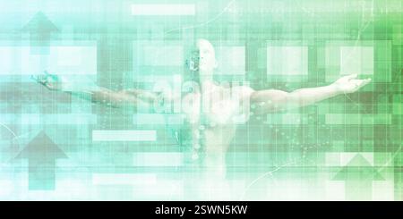 Emerging Technology Trends with Digital Solutions in Industry Stock Photo