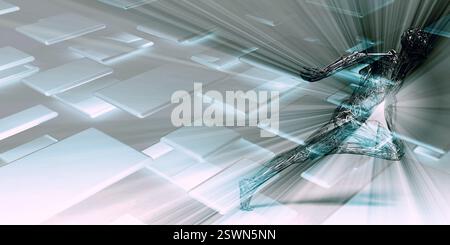 High Speed Internet Connection and Web Data Connectivity Stock Photo