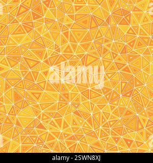 Tileable abstract background. Multiple repeated inner triangles. Compact triangles size. Monotone colored style. Seamless pattern. Stock Vector
