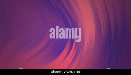 Abstract image with flowing purple and pink gradient waves Stock Photo