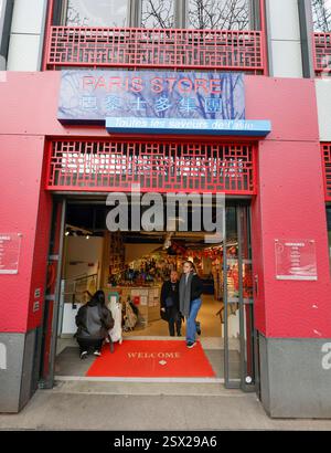 CHINESE DISTRICT PARIS XIII Stock Photo