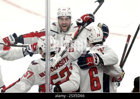 Washington Capitals defenseman Jakob Chychrun (6) in action during the ...