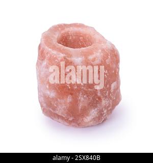 Piece of rock salt isolated on white background Stock Photo