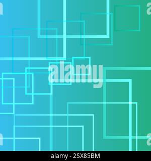 geometric abstract background design in technology style Stock Vector