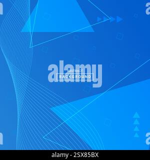 abstract background design with geometric shapes Stock Vector