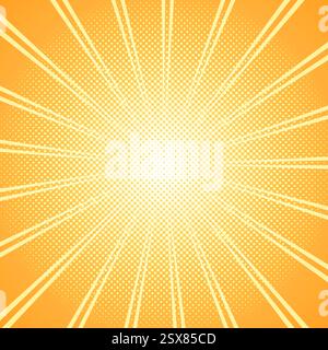 abstract background design in comic style Stock Vector