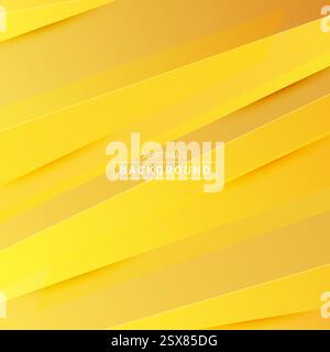 geometric abstract background with yellow gradient Stock Vector