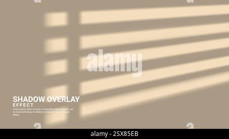 abstract background with shadow overlay effect Stock Vector