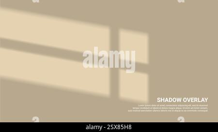 background design with shadow overlay style Stock Vector