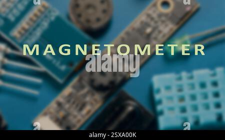 Magnetometer. Measures magnetic field strength and direction. Used in ...