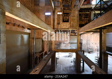 Interior of Les Milles Second World War Internment Camp in Former Brick Works Aix-en-Provence Provence France Stock Photo