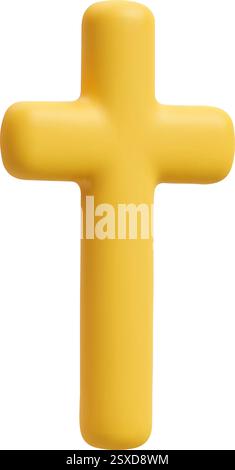 Cross icon realistic 3d vector illustration Stock Vector Image & Art ...