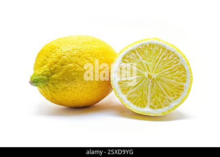 two LemonS isolated on white background Stock Photo