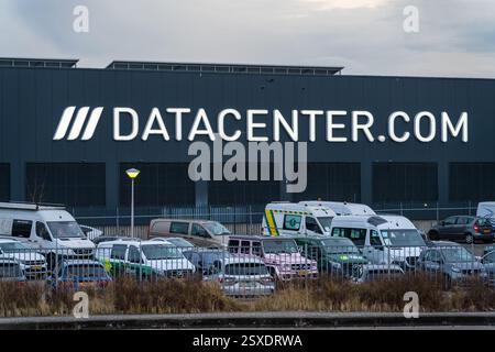Amsterdam, The Netherlands, 21.02.2025, Datacenter Telecommunications service provider in Amsterdam Zuidoost Stock Photo