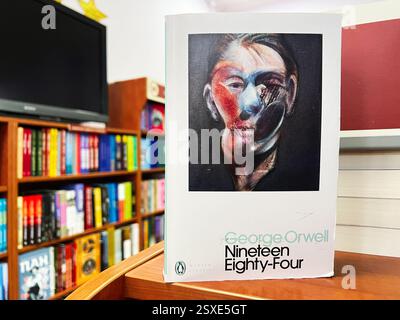Nineteen eighty four book cover hi-res stock photography and
