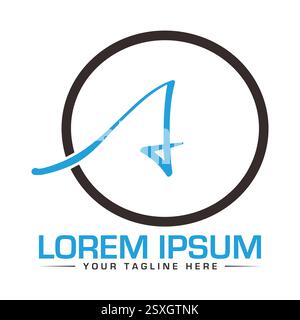 A Letter Logo Design vector Stock Vector