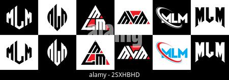 mlm marketing icon, black vector sign with editable strokes, concept ...