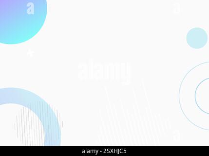 Soft gradients and abstract forms creating a visually soothing effect. Stock Vector
