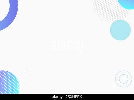 A bold statement of contrasting hues and fluid, expressive forms. Stock Vector