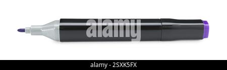One double sided marker isolated on white Stock Photo