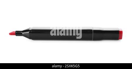 One double sided marker isolated on white Stock Photo
