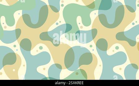 abstract fluid shape vector modern pastel color background Stock Vector