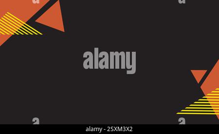 Abstract background vector illustration with minimal, geometric, modern, hipster, and futuristic style. Perfect for presentations, banners, websites. Stock Vector