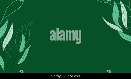 Abstract background with floral, textured, and geometric design elements Stock Vector