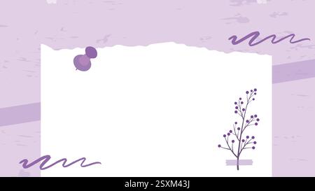 Abstract background with floral, textured, and geometric design elements Stock Vector